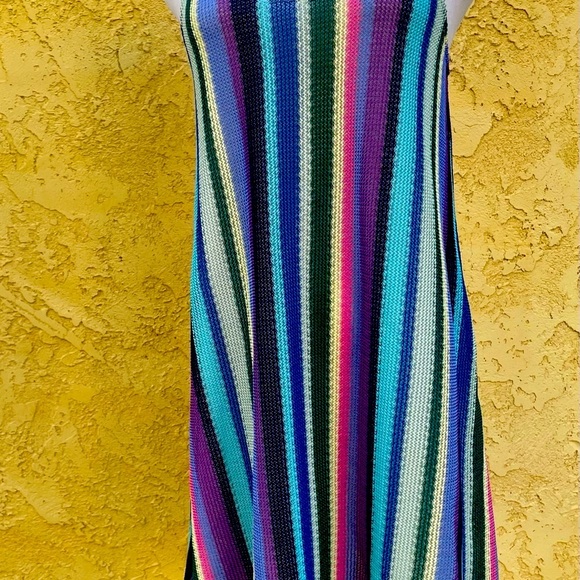 Anama Multicolor Striped crochet/knitted Dress - Picture 3 of 9